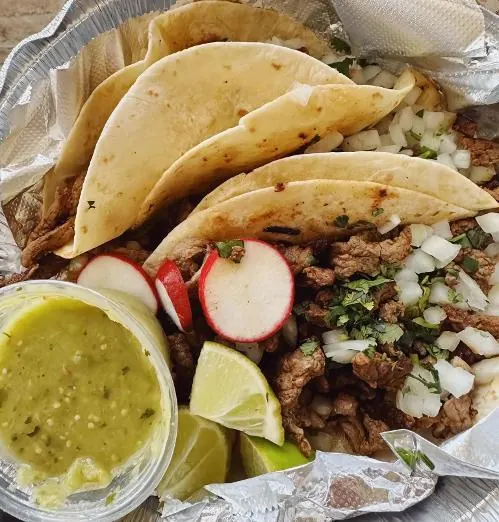 Carne asada tacos at El Jinete